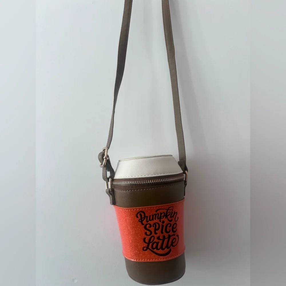 MAD Engine Pumpkin Spice Crossbody Bag - Orange and White